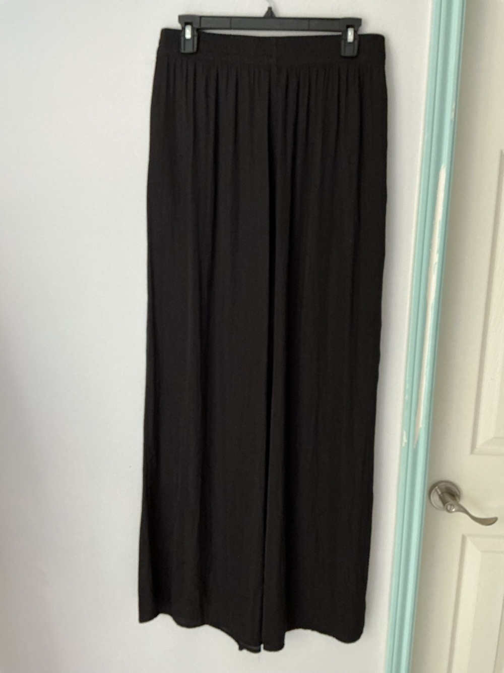Zara Black Wide-Leg Pants - Picture 4 of 16